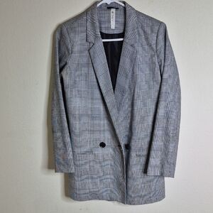Mural Gray Sport Coat with Glen Plaid Pattern